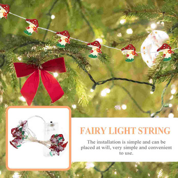 Light String Festival Mushroom Fairy Light Light Висулка Декоративна висяща атмосфера Външни струнни светлини String Light