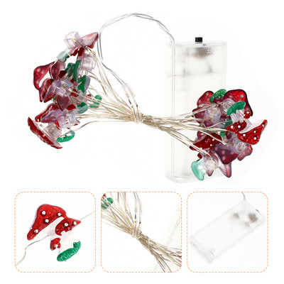 Šviesos stygų festivalis Grybų fėja Šviesos pakabukas Dekoratyvinė kabanti atmosfera Lauko šviesos stygos Šviesos stygos