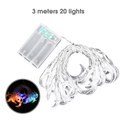 1,5 M 10 LED Eid Mubaraki tuled String Star Moon 2023 Islami moslemifestivali peotarbed Kodukaunistus Haldjaaia kujundus