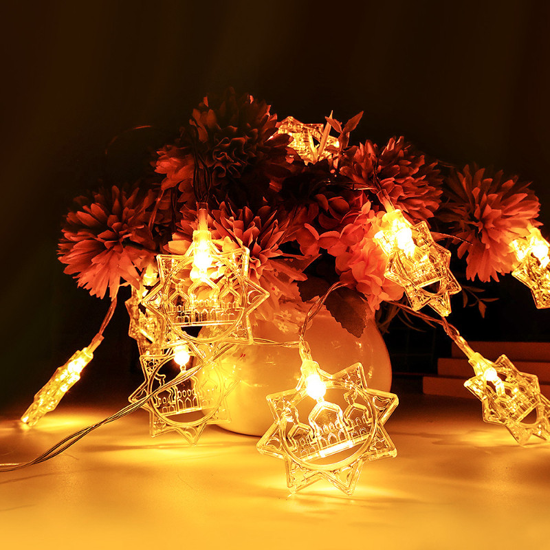 1,5 M 10 LED Eid Mubaraki tuled String Star Moon 2023 Islami moslemifestivali peotarbed Kodukaunistus Haldjaaia kujundus