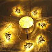 3m LED Eid Ramadan Lumină Castelul Pentagramă Lună Kerosen Forma Lampă șir Decor Home Decor pentru nunta Ziua Zilei Sărbători