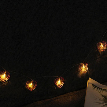 LED лампа за завеси Енергоспестяваща струнна лампа Изключително дълга Свети Валентин Любовно сърце Струнна лампа Декор Създайте атмосфера