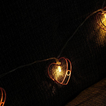 LED лампа за завеси Енергоспестяваща струнна лампа Изключително дълга Свети Валентин Любовно сърце Струнна лампа Декор Създайте атмосфера