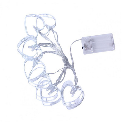 LED aizkaru lampa Enerģiju taupoša stīgu lampa īpaši gara Valentīna dienas mīlestības sirds stīgu lampas dekors Radiet atmosfēru