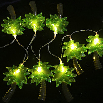 Търговия на едро с 10 бр. Крушки Hot String Lights Palm Tree Patio Green Plastic Lights String Outdoor Garden Decoration Световой Столб