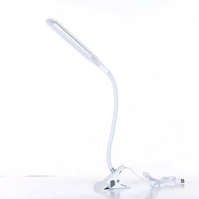 Uus USB LED-klambriga laualamp öökapp laualamp kirjutuslaud Õppiv silmade kaitse laualamp Magamistoa lahe valge laualamp