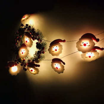 Творчески коледни светлини за коледно дърво Реалистична форма Преносима Led струнна светлина Лека лесна употреба за дома Коледно дърво Орнамент