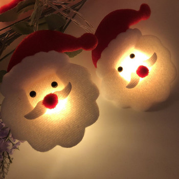 Δημιουργικά φωτάκια χορδών χριστουγεννιάτικου δέντρου Ρεαλιστικό σχήμα Φορητό κορδόνι Led Ελαφρύ Εύκολη χρήση για στολίδι χριστουγεννιάτικων δέντρων στο σπίτι