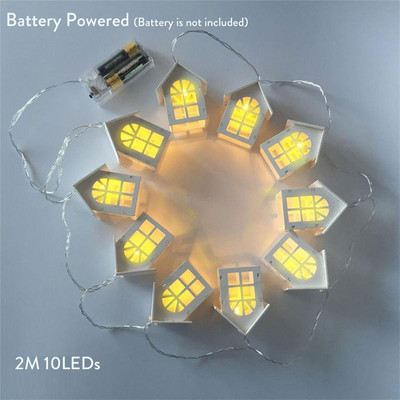 Ghirlanda de zâne cu LED de 2 m pentru casă din lemn