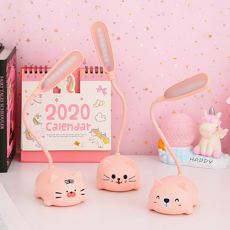 Kuum laste laualamp LED öölaualamp Flexo Balance Light Gooseneck Joonistus Iluminaria Õppimiseks Badroom Decor Armas karu