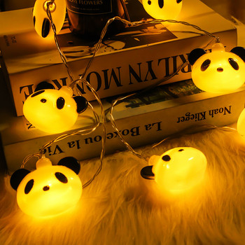 Λάμπα LED String Panda Λάμπα μοντελοποίησης Διακοσμητική λάμπα Τροφοδοτικό USB Λάμπα χορδής Λάμπα χορδής Panda Φανάρι Φεστιβάλ