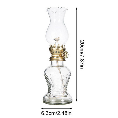 Vintage vaasikujulised õlilambid Klassikaline lauaplaadi kaunistus leegiregulaator saab valguse suurust vabalt reguleerida Uusaasta kingitused 2023