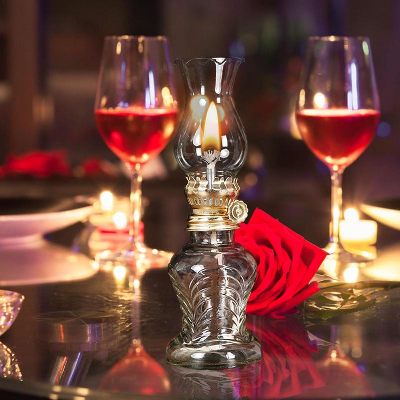 Vintage vaasikujulised õlilambid Klassikaline lauaplaadi kaunistus leegiregulaator saab valguse suurust vabalt reguleerida Uusaasta kingitused 2023