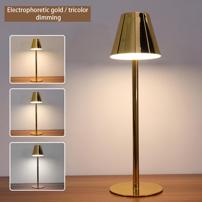 Lampă de masă LED fără fir, baterie reîncărcabilă prin USB, lumină de atmosferă, lampă de birou fără fir pentru bar, hotel, restaurant, decorare dormitor