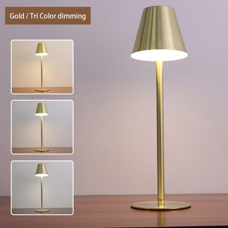 Lampă de masă LED fără fir, baterie reîncărcabilă prin USB, lumină de atmosferă, lampă de birou fără fir pentru bar, hotel, restaurant, decorare dormitor