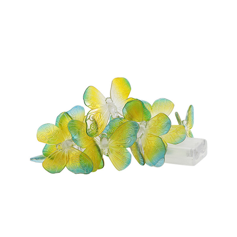 Lumină cu LED Iluminat de sărbători 1,5 m 10 Fluturi LED Lumină pentru atmosferă multicoloră pentru decorațiuni de Crăciun