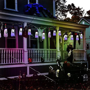 Halloween Funny Spider Light String LED Κουτί μπαταρίας Light String Σκελετός Halloween Pumpkin Lantern Ghost Luminous Night Light