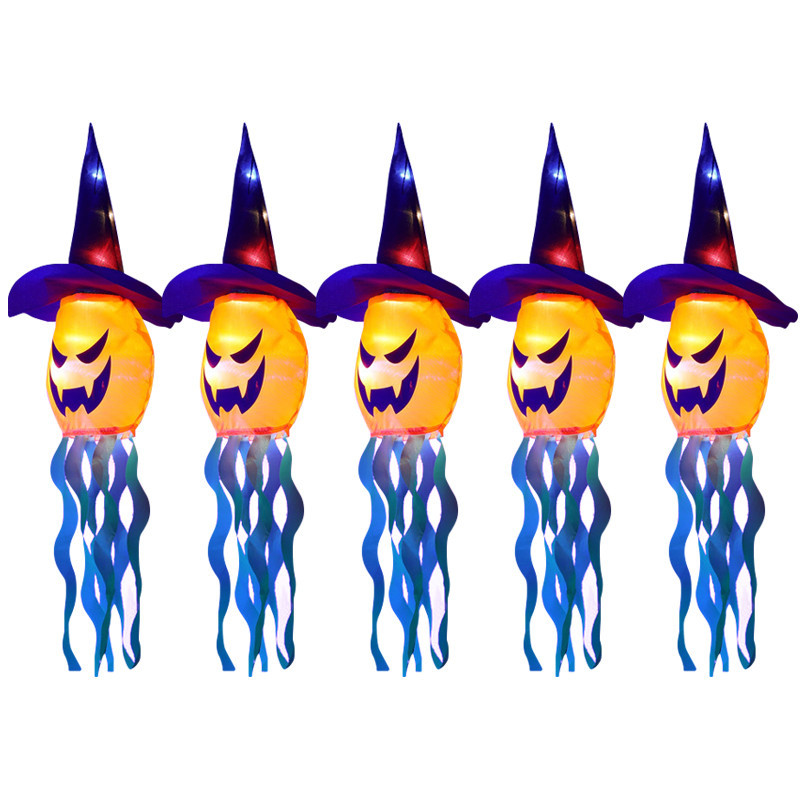 Halloween amuzant păianjen șir de lumină LED cutie de baterii șir de lumină schelet dovleac de Halloween lanternă fantomă lumină de noapte luminoasă