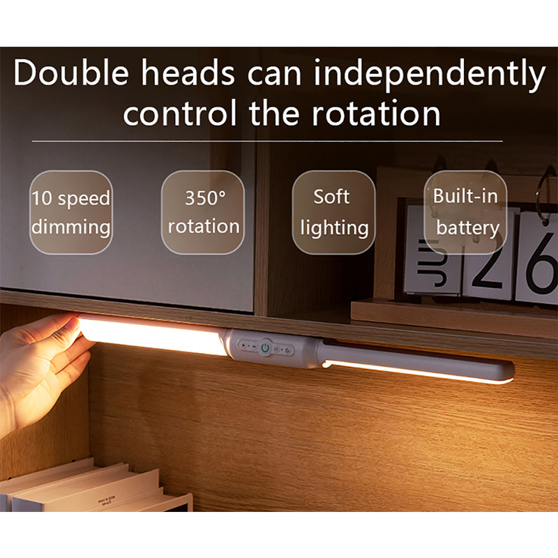 LED asztali asztali lámpák 5V USB 10W 350°-ban elforgatható szemvédő hálóterem hálószoba tanulókönyv olvasókönyv Fény Fal Éjszakai lámpák