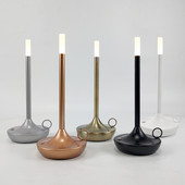 Birou Creativ Restaurant Bar Lampă de masă Reîncărcabilă Studiu Lectură Tactilă Lumină de birou Led Cu Port de încărcare Usb Alături