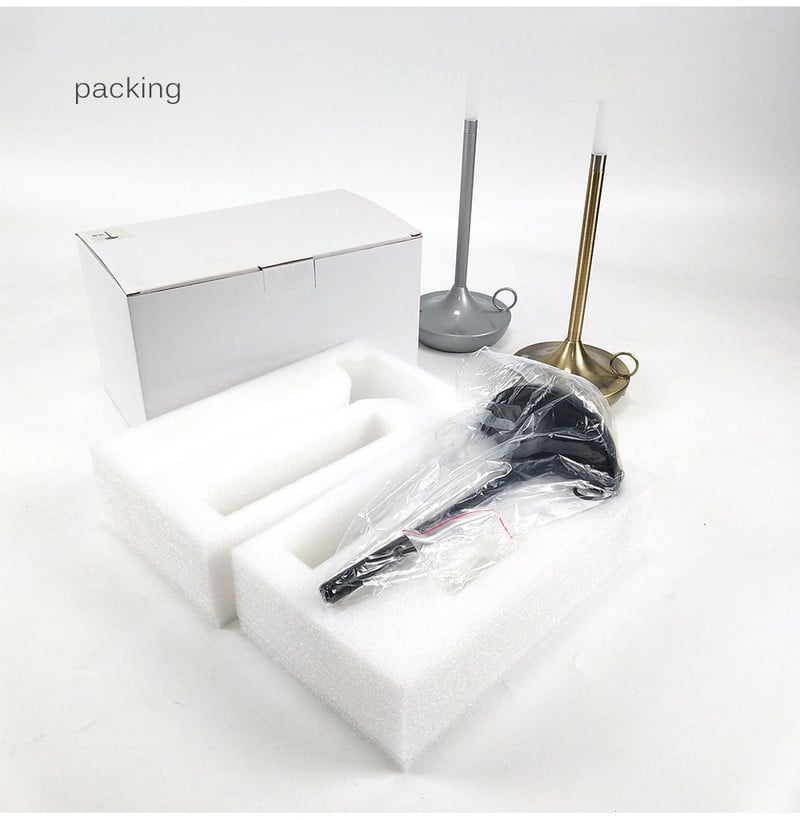 Birou Creativ Restaurant Bar Lampă de masă Reîncărcabilă Studiu Lectură Tactilă Lumină de birou Led Cu Port de încărcare Usb Alături