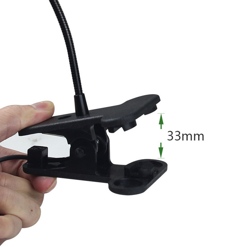 8 W LED apkabos stalinė lempa, jutiklinė stalinė lemputė, maitinama USB, 3 režimai, 10 lygių pritemdomi, lankstomi spaustukai