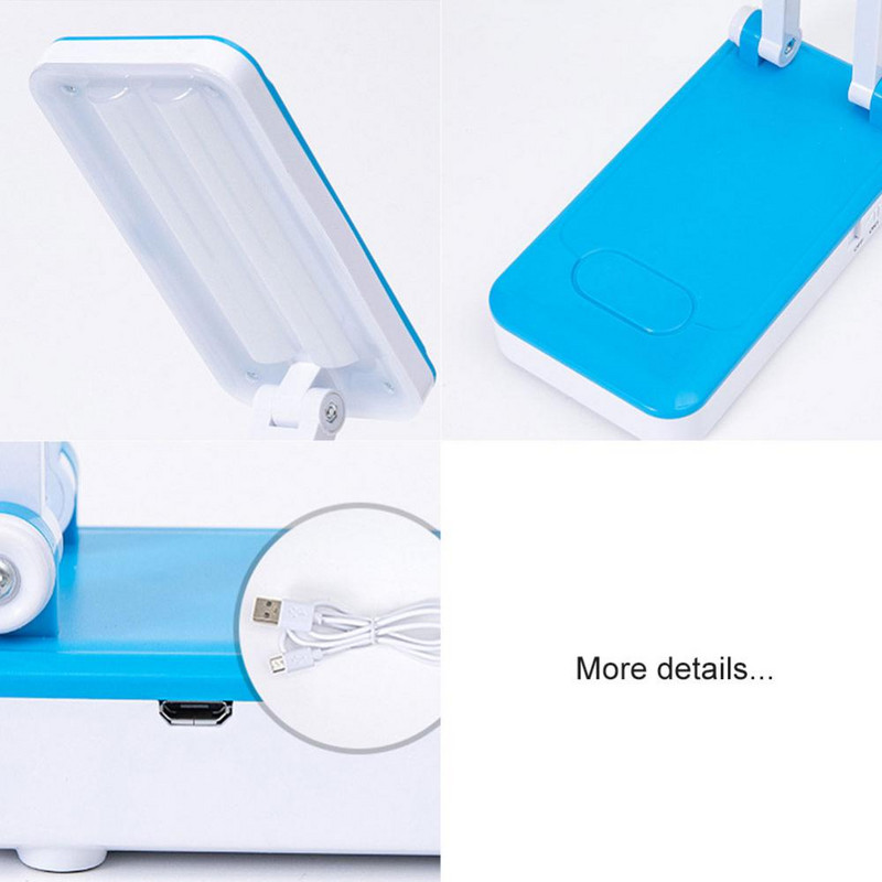 Led stalo lempa su saulės baterijomis įkraunamos sulankstomos stalinės lempos su 26 šviesos diodų reguliuojama LED naktine lempute, skirta skaityti patalpų apšvietimą