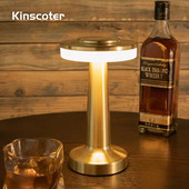 Led galda lampa ar pieskāriena sensoru, 3 krāsu bezpakāpju regulējama naktslampa, uzlādējama bezvadu naktsgaldiņa lampa, nakts gaisma