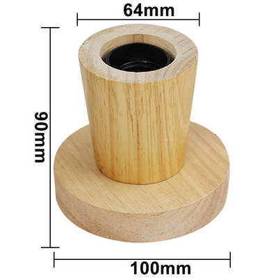 Retro Vintage laualamp puidust E27 öövalgusti 85-265 V EU-pistik Magamistoa voodilauale Lauavalgusti põrandakaunistus Mitme kujuga