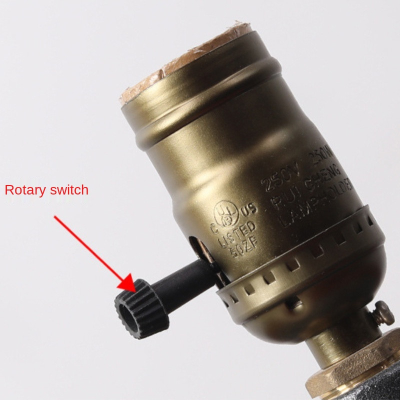 Stil american Retro Cadou Bar Cafenea Stil industrial Lampă de birou Studiu Noptieră Lampă de masă simplă cu conductă de apă E27 Flesh Light