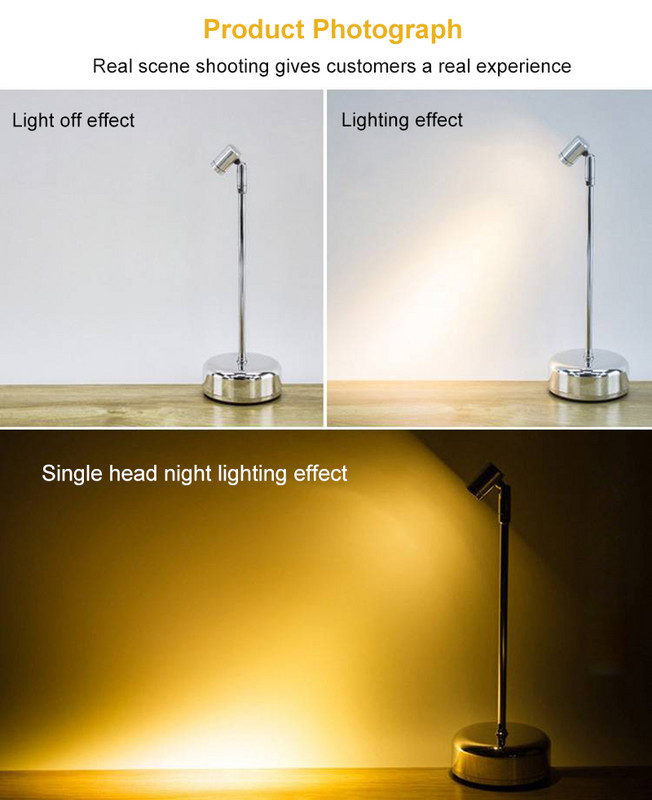 Vezeték nélküli asztali lámpa Retro bár Étterem Decor Light LED Nordic Metal Art Fashion Asztali lámpa USB újratölthető éjszakai fény