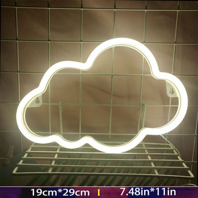 Love Shape Romote Éjszakai lámpa lámpa Rózsaszín lámpa Éjszakai lámpa karácsonyra Esküvői Születésnapi Asztali dekoráció LED neonlámpák