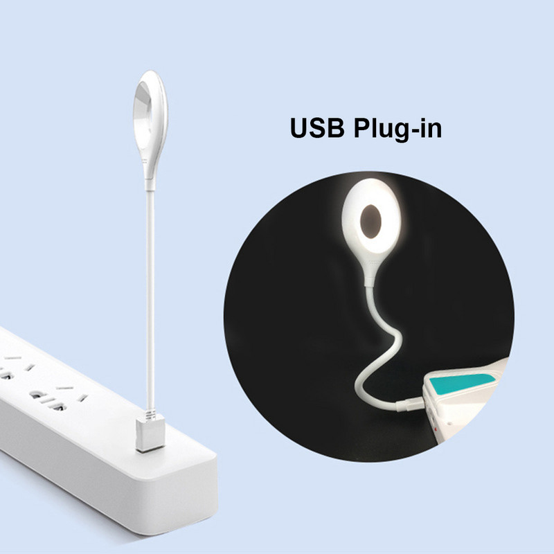 Lampă de masă portabilă USB Lumină de lectură cu LED pliabilă, fără pâlpâire, lumină moale, economisind energie, protecție ochilor, lumină de noapte pentru copii
