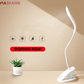 Kaasaskantav taaslaetav klamber laualambil õppetöö puutetundliku hämardamise LED-lauavalgusti öökülje raamatuvalgusti kontoritarvete jaoks