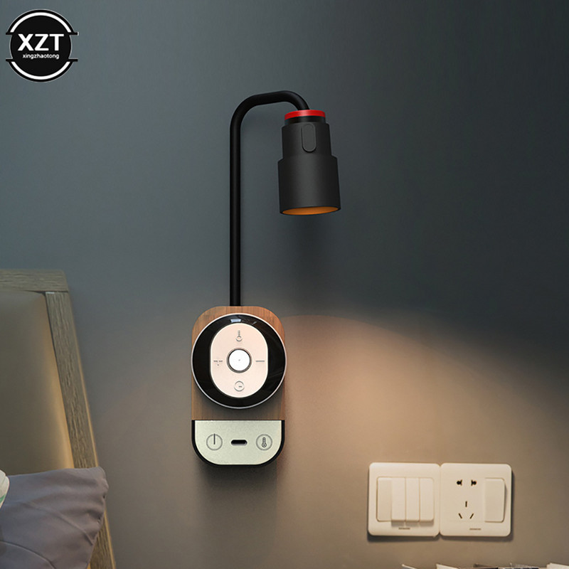 LED voodi kõrval lugemislaualamp , silmade kaitse magnetimemisega öövalgusti multifunktsionaalne seinavalgusti üliõpilaste ühiselamu õppetööks