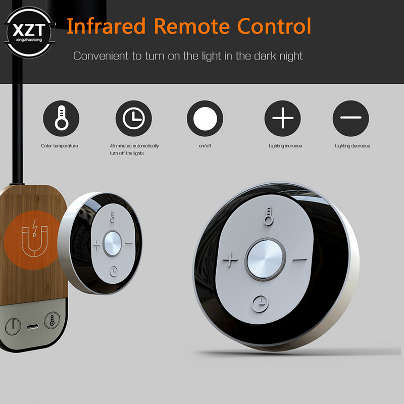 LED voodi kõrval lugemislaualamp , silmade kaitse magnetimemisega öövalgusti multifunktsionaalne seinavalgusti üliõpilaste ühiselamu õppetööks