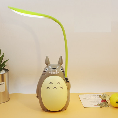 Creative Cartoon Totoro laadimisöö sisevalgus loom LED UBS laualamp lastele kingitus lugemislaua valgustid ruumi sisustus