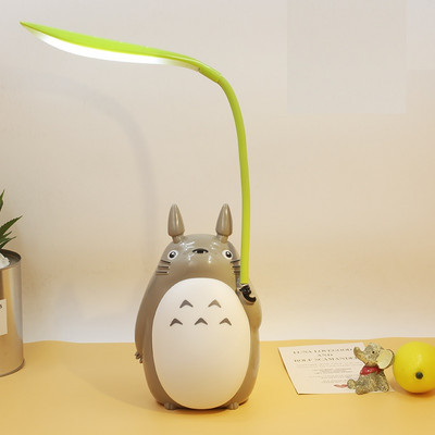 Creative Cartoon Totoro laadimisöö sisevalgus loom LED UBS laualamp lastele kingitus lugemislaua valgustid ruumi sisustus