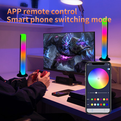 RGB Smart App valdymo žaidimai Stalo lempa Muzika Ritmas Syn Atmosferos Lempa Namų Vakarėlis Baras Dekoras Stalinis šviestuvas Miegamojo Dekoratyvinės lempos