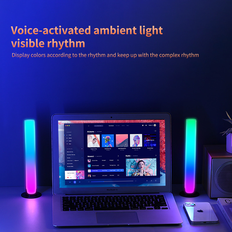 RGB Smart App Control Jocuri Lampă de masă Muzică Ritm Syn Lampă atmosferă Home Party Bar Decor Lampă de birou Lumini decorative pentru dormitor