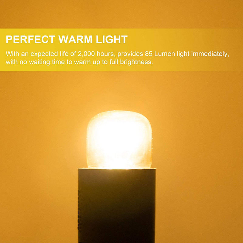 6 pakuotės E12 E14 užsukamas dangtelis T22 mažos Edison kaitrinės lemputės, skirtos Himalajų druskos roko lempoms 120V 220V 15W 20W 25W naktinė lemputė