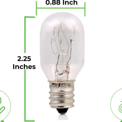 6 pakuotės E12 E14 užsukamas dangtelis T22 mažos Edison kaitrinės lemputės, skirtos Himalajų druskos uolienų kvapniosioms vaško lempoms 120 V 220 V 15 W naktinė lemputė