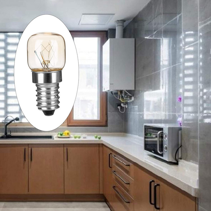 6 pakuotės E12 E14 užsukamas dangtelis T22 mažos Edison kaitrinės lemputės, skirtos Himalajų druskos uolienų kvapniosioms vaško lempoms 120 V 220 V 15 W naktinė lemputė