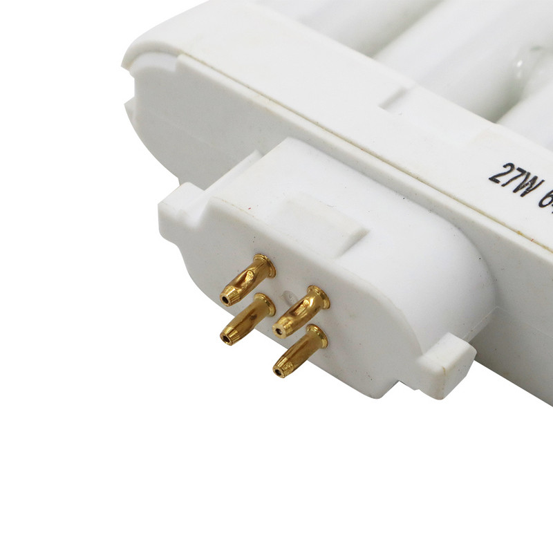 G10q AC220V-240V keturių adatų fluorescencinės lempos 15W 27W kvadratiniai kaiščiai Akių apsaugos lempa-vamzdis 6500K energiją taupanti lempa
