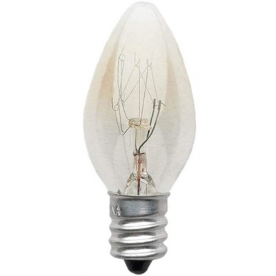 6 pakuotės mažos lemputės 7 W 10 W E12 E14 varžtas 110 V / 240 V pakaitinė druskos lempos atsarginė dalis, vaško lydalo degiklio šildytuvas, kvapni naktinė lemputė