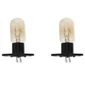 2 PACK mikrobangų lemputė, T170 bazė, 20 W 240 V lemputė universaliai orkaitei, yra tinkami suderinamiems su Panasonic Daewoo, Sharp