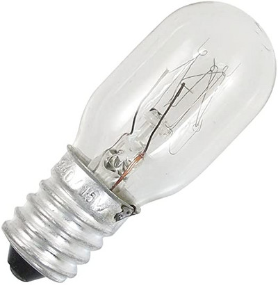 Siuvimo mašinos prietaiso pakaitinė lemputė 15W B15d SBC Bajonetė Double Connect šiltai balta 2700K kaitrinė pritemdoma 6PACK