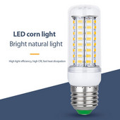 SMD 5730 E27 LED šviesos kukurūzų lempa energiją taupanti lemputė Led lempa 110V 220V lempos žvakių ampulė LED kukurūzų lemputės