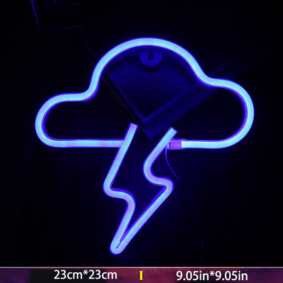 Planet LED lámpák Neonreklám hálószoba dekoráció Neonreklám éjszakai lámpa szobákhoz Fali művészeti bár Party USB vagy elemmel