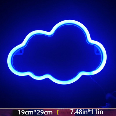 Planet LED lámpák Neonreklám hálószoba dekoráció Neonreklám éjszakai lámpa szobákhoz Fali művészeti bár Party USB vagy elemmel